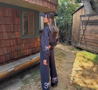 Loose Fit Printed Sweater & Pant