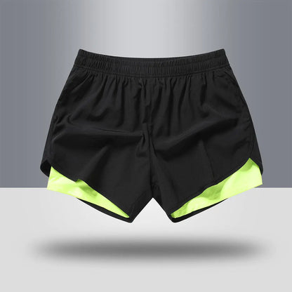 Men's Quick-Dry Running Shorts with Breathable Liner