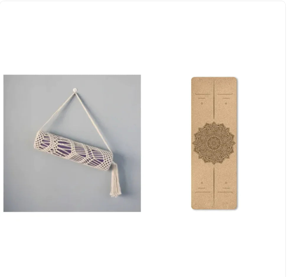 Eco-Friendly Non-Slip Cork Yoga Mat