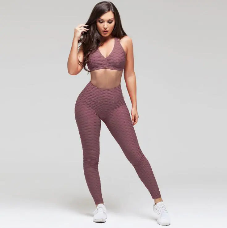 Yoga Set with Leggings and Workout Gear
