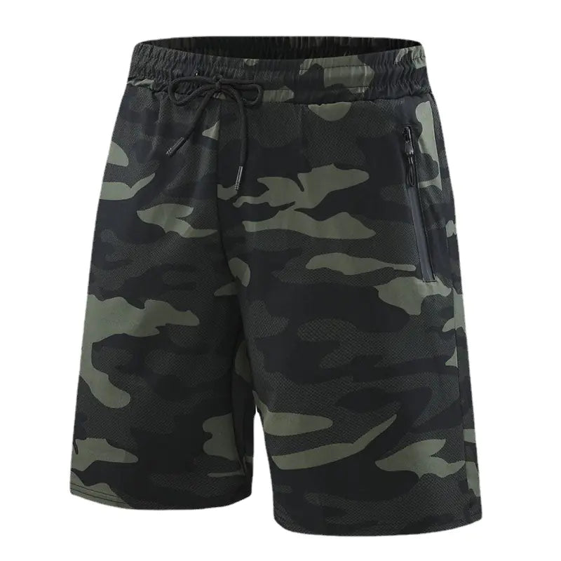 Men's Lightweight Quick-Dry Camo Beach Shorts