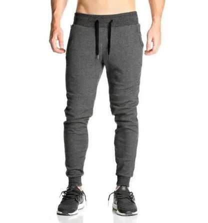 Athletic Pants, Slim Fit Trousers, Casual Long Pants