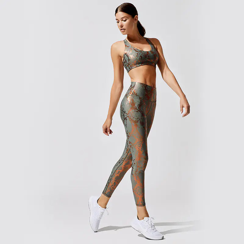 Two-Piece Fitness Running Vest and Pants Set