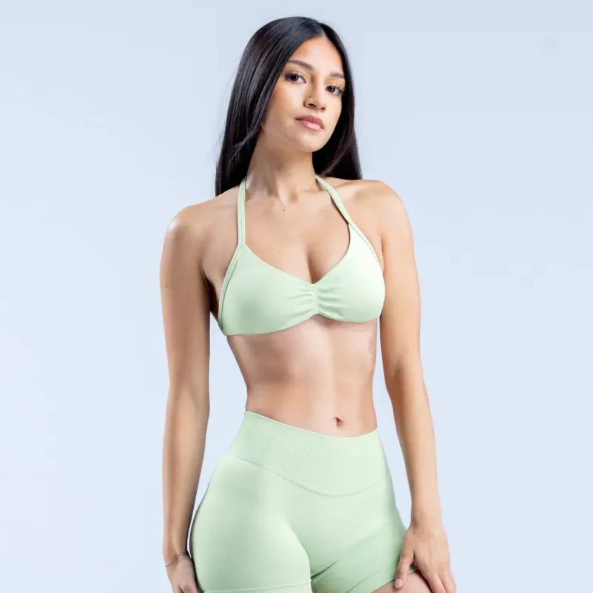 Women's Halter Back Sports Bra