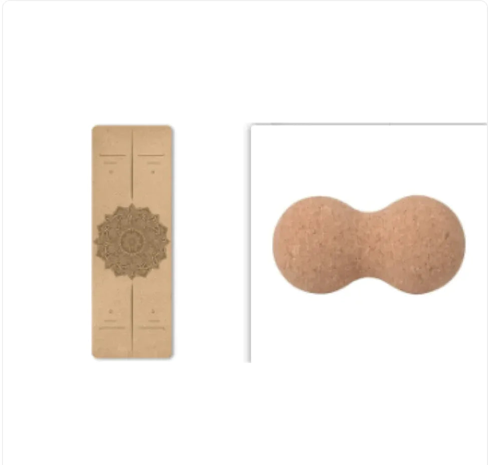 Eco-Friendly Non-Slip Cork Yoga Mat