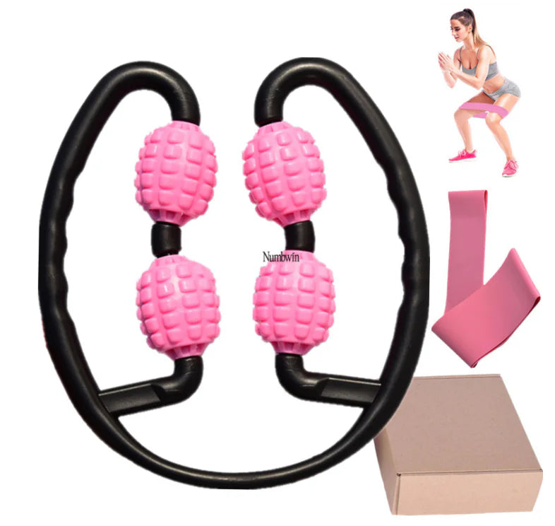 Foam Roller for Leg Muscle Relaxation and Yoga Use