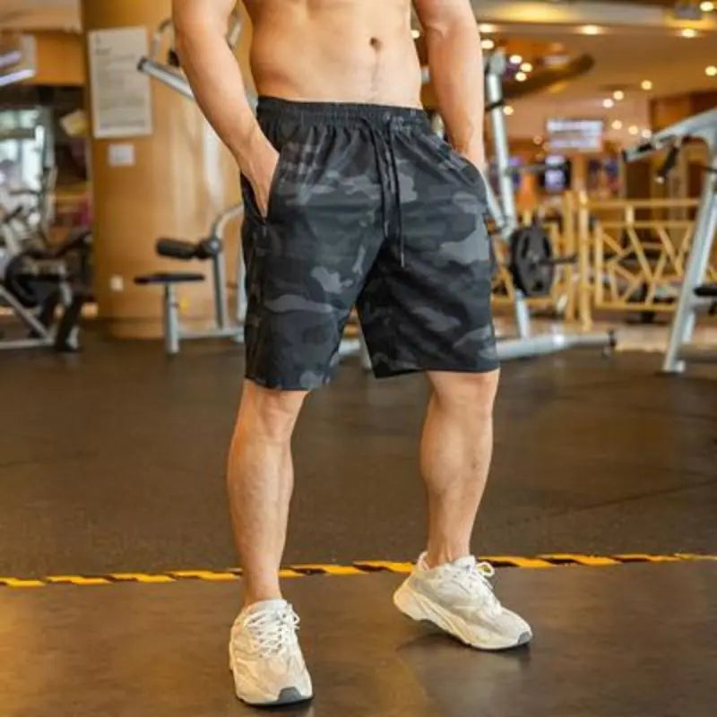 Men's Lightweight Quick-Dry Camo Beach Shorts