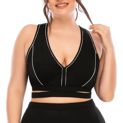 Plus Size Women's Sportswear Seamless Yoga Set