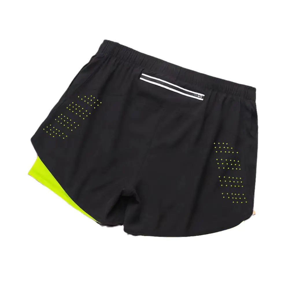 Men's Quick-Dry Running Shorts with Breathable Liner