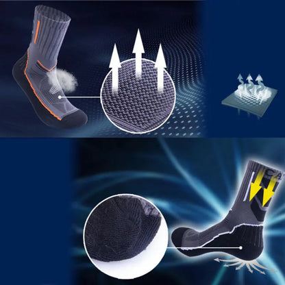 Men's Marathon Running Socks - Quick-Dry and Breathable