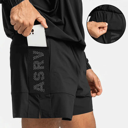 Men's Lightweight Quick-Dry Summer Shorts with Print