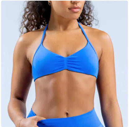 Women's Halter Back Sports Bra