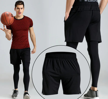 Fitness Running Shorts - Quick-Dry Tight Shorts