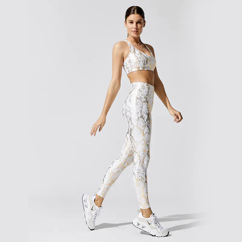 Two-Piece Fitness Running Vest and Pants Set