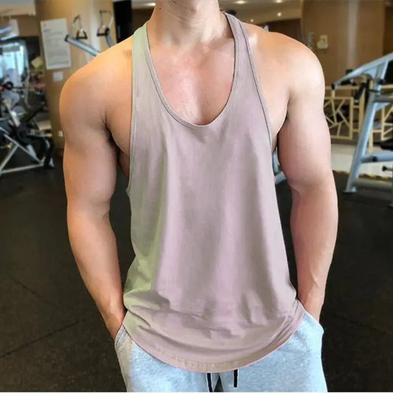 Men's Summer Workout Dry Fit Tank Top for Training