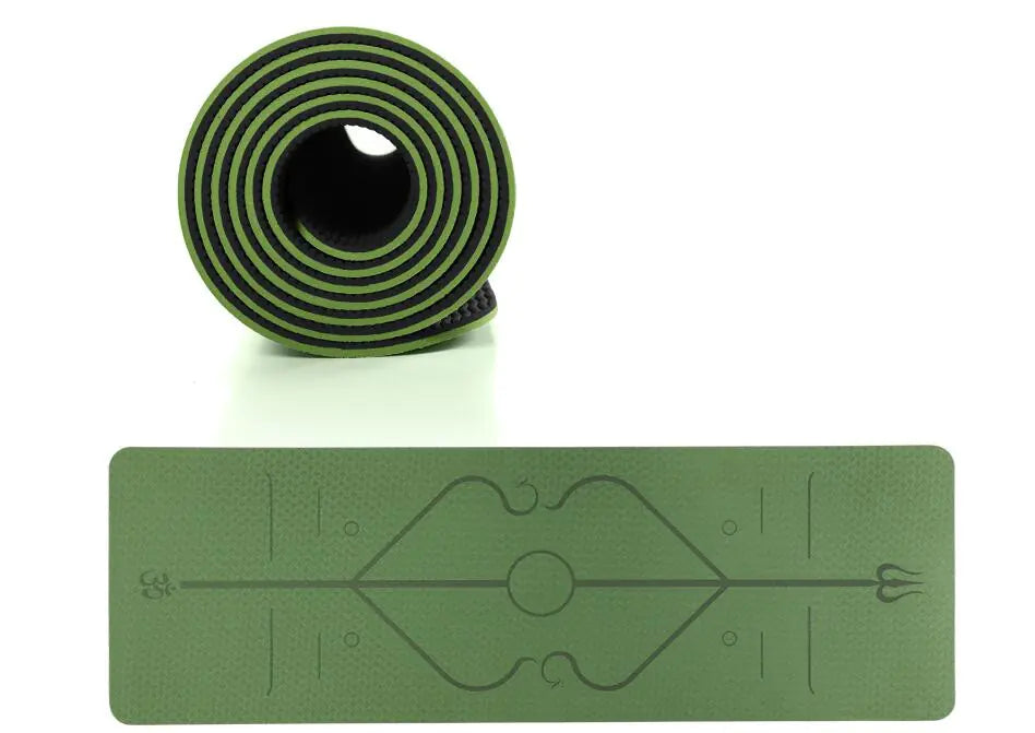 Eco-Friendly TPE Non-Slip Yoga Mat and Carpet