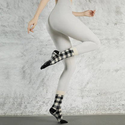 Mid-Calf Pilates Non-Slip Women's Yoga Sports Socks